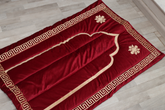 Maroon Royalty - Velvet Quilted Janamaz